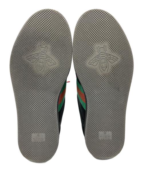 GUCCI（グッチ）GUCCI (グッチ) シェリーライン スクリーナー スニーカー ブラック サイズ:7の古着・服飾アイテム