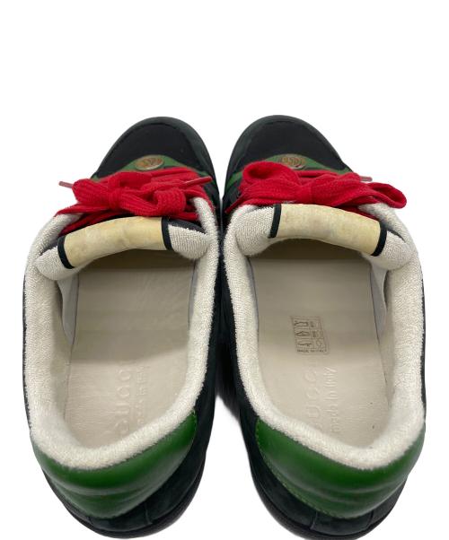 GUCCI（グッチ）GUCCI (グッチ) シェリーライン スクリーナー スニーカー ブラック サイズ:7の古着・服飾アイテム