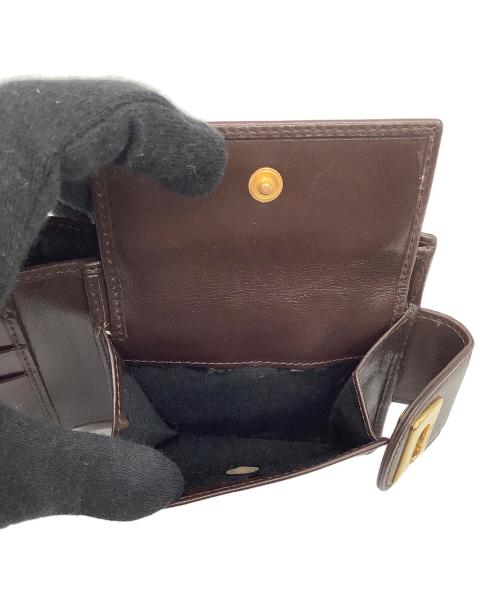 Salvatore Ferragamo（サルヴァトーレ フェラガモ）Salvatore Ferragamo (サルヴァトーレ フェラガモ) 2つ折り財布 ブラウンの古着・服飾アイテム