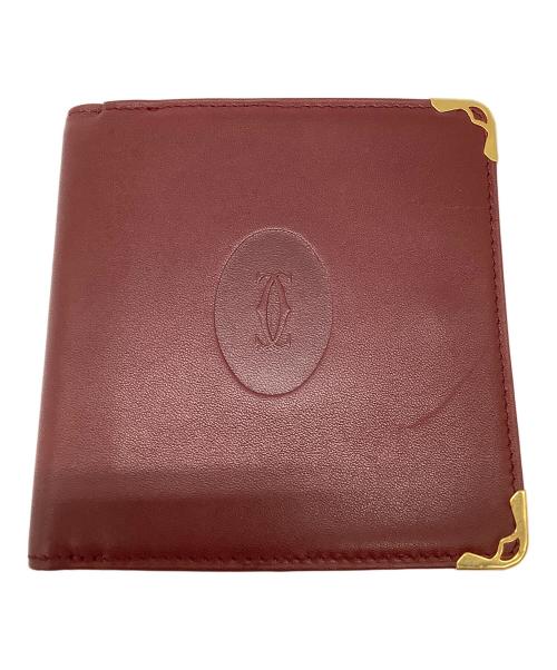 Cartier（カルティエ）Cartier (カルティエ) 2つ折り財布 レッドの古着・服飾アイテム
