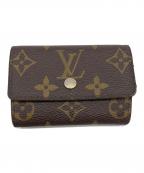 LOUIS VUITTONルイ ヴィトン）の古着「モノグラム ポルトモネ プラ」｜ブラウン