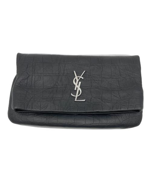 Yves Saint Laurent（イヴサンローラン）Yves Saint Laurent (イヴサンローラン) クラッチバッグ ブラックの古着・服飾アイテム