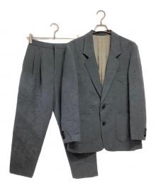 DIET BUTCHER SLIM SKIN（ダイエットブッチャースリムスキン）の古着「ワッシャー加工セットアップスーツ」｜グレー