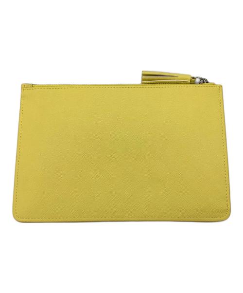 HUGO BOSS（ヒューゴ ボス）HUGO BOSS (ヒューゴ ボス) ポーチ イエローの古着・服飾アイテム