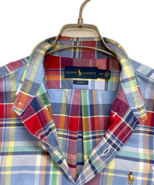 RALPH LAUREN（ラルフローレン）RALPH LAUREN (ラルフローレン) 半袖シャツ ブルー サイズ:Sの古着・服飾アイテム