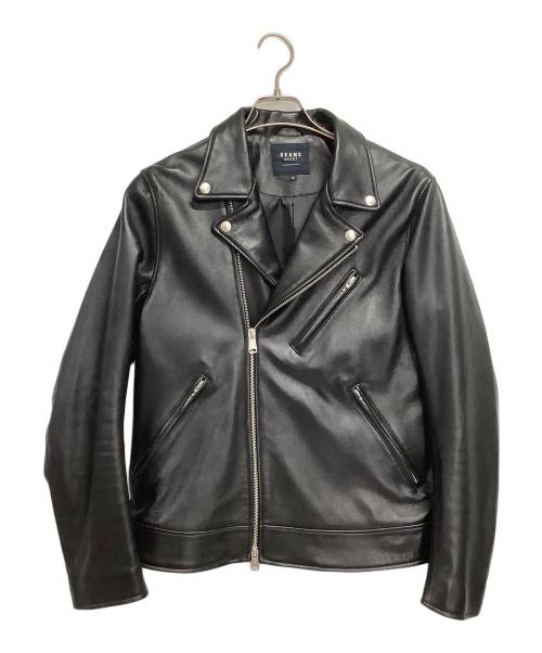 BEAMS HEART（ビームスハート）BEAMS HEART (ビームスハート) ダブルライダースジャケット ブラック サイズ:Mの古着・服飾アイテム