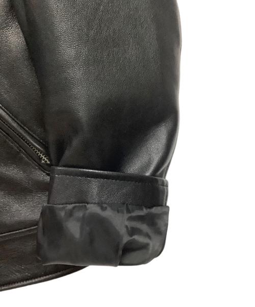 BEAMS HEART（ビームスハート）BEAMS HEART (ビームスハート) ダブルライダースジャケット ブラック サイズ:Mの古着・服飾アイテム