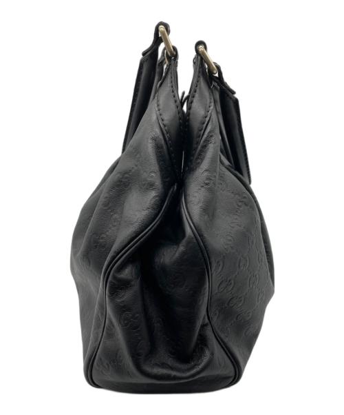 GUCCI（グッチ）GUCCI (グッチ) グッチシマ スーキー ハンドバッグ ブラックの古着・服飾アイテム