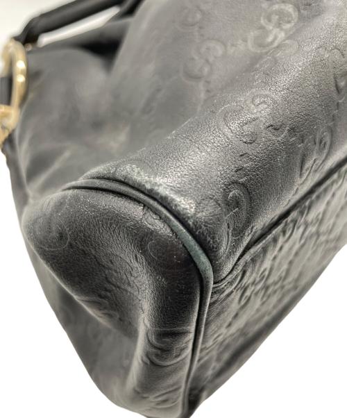 GUCCI（グッチ）GUCCI (グッチ) グッチシマ スーキー ハンドバッグ ブラックの古着・服飾アイテム