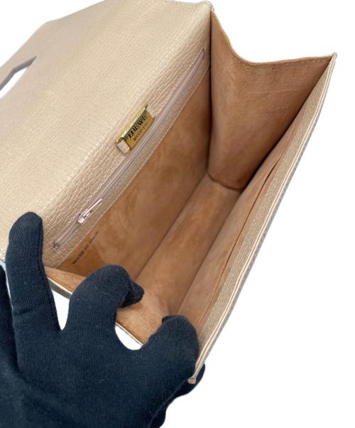 LOEWE（ロエベ）LOEWE (ロエベ) バルセロナ ハンドバッグ ベージュの古着・服飾アイテム