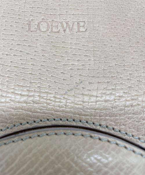 LOEWE（ロエベ）LOEWE (ロエベ) バルセロナ ハンドバッグ ベージュの古着・服飾アイテム