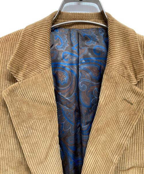 RALPH LAUREN（ラルフローレン）RALPH LAUREN (ラルフローレン) コーデュロイテーラードジャケット キャメル サイズ:記載なしの古着・服飾アイテム
