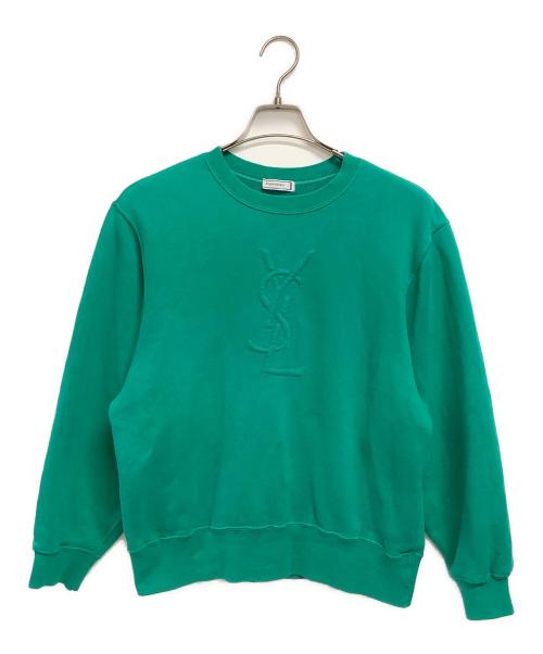 Yves Saint Laurent（イヴサンローラン）Yves Saint Laurent (イヴサンローラン) スウェット グリーン サイズ:Mの古着・服飾アイテム
