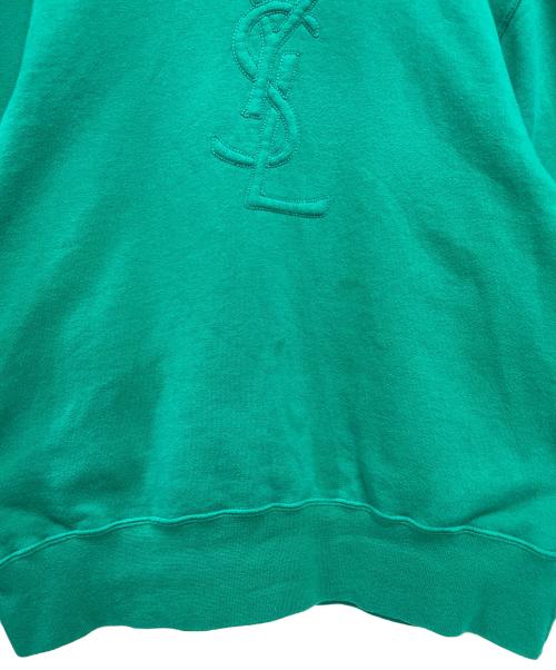 Yves Saint Laurent（イヴサンローラン）Yves Saint Laurent (イヴサンローラン) スウェット グリーン サイズ:Mの古着・服飾アイテム