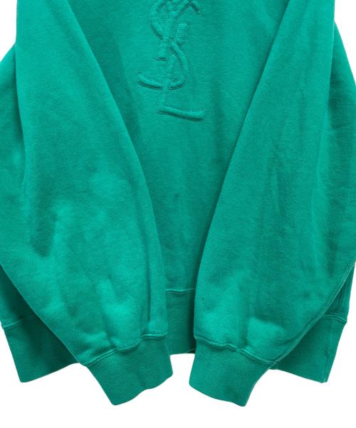 Yves Saint Laurent（イヴサンローラン）Yves Saint Laurent (イヴサンローラン) スウェット グリーン サイズ:Mの古着・服飾アイテム