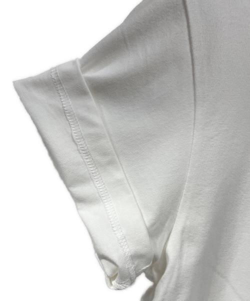 acanthus（アカンサス）acanthus (アカンサス) muta (ムータ) ACANTHUS × muta MARINE Fire Logo Tee ホワイト×グリーン サイズ:SIZE 6の古着・服飾アイテム
