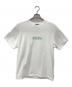 acanthus（アカンサス）の古着「ACANTHUS × muta MARINE Fire Logo Tee」｜ホワイト×グリーン
