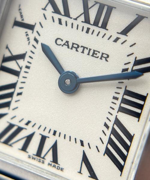 Cartier（カルティエ）Cartier (カルティエ) Tank Francaise SM タンクフランセーズ SM Ref.W51008Q3 アイボリー文字盤 サイズ:SM/スモール/16.5cm/20.0mm×25.0mmの古着・服飾アイテム