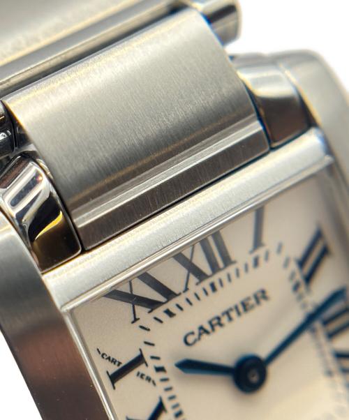 Cartier（カルティエ）Cartier (カルティエ) Tank Francaise SM タンクフランセーズ SM Ref.W51008Q3 アイボリー文字盤 サイズ:SM/スモール/16.5cm/20.0mm×25.0mmの古着・服飾アイテム