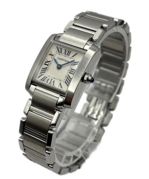 Cartier（カルティエ）Cartier (カルティエ) Tank Francaise SM タンクフランセーズ SM Ref.W51008Q3 アイボリー文字盤 サイズ:SM/スモール/16.5cm/20.0mm×25.0mmの古着・服飾アイテム