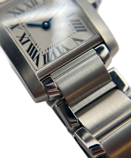 Cartier（カルティエ）Cartier (カルティエ) Tank Francaise SM タンクフランセーズ SM Ref.W51008Q3 アイボリー文字盤 サイズ:SM/スモール/16.5cm/20.0mm×25.0mmの古着・服飾アイテム