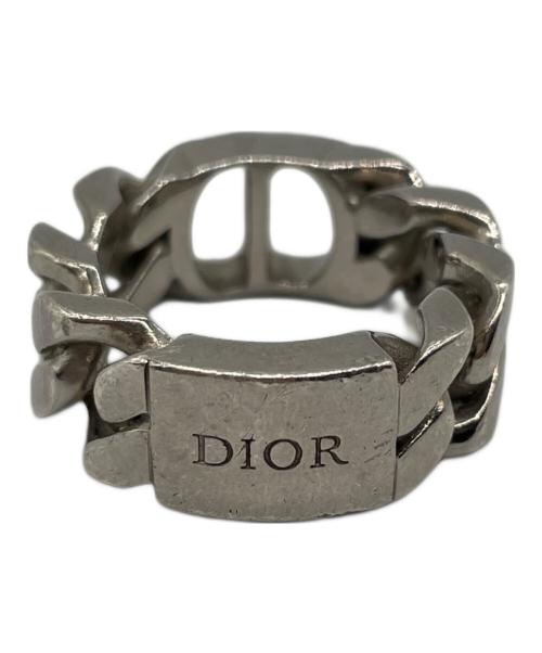 Christian Dior（クリスチャン ディオール）Christian Dior (クリスチャン ディオール) CD Icon チェーンリンク リング サイズ:XS(16号)の古着・服飾アイテム
