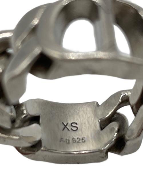 Christian Dior（クリスチャン ディオール）Christian Dior (クリスチャン ディオール) CD Icon チェーンリンク リング サイズ:XS(16号)の古着・服飾アイテム