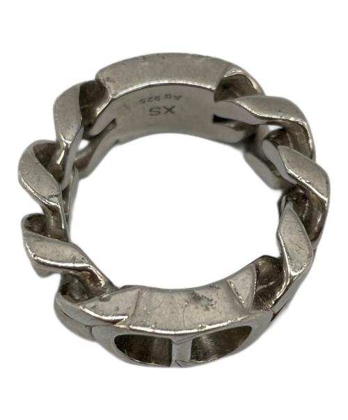 Christian Dior（クリスチャン ディオール）Christian Dior (クリスチャン ディオール) CD Icon チェーンリンク リング サイズ:XS(16号)の古着・服飾アイテム