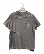 YUKI HASHIMOTOユウキハシモト）の古着「CONTRAST LAYERED T-SHIRT」｜グレー
