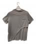 YUKI HASHIMOTO (ユウキハシモト) CONTRAST LAYERED T-SHIRT グレー サイズ:M 未使用品：6000円