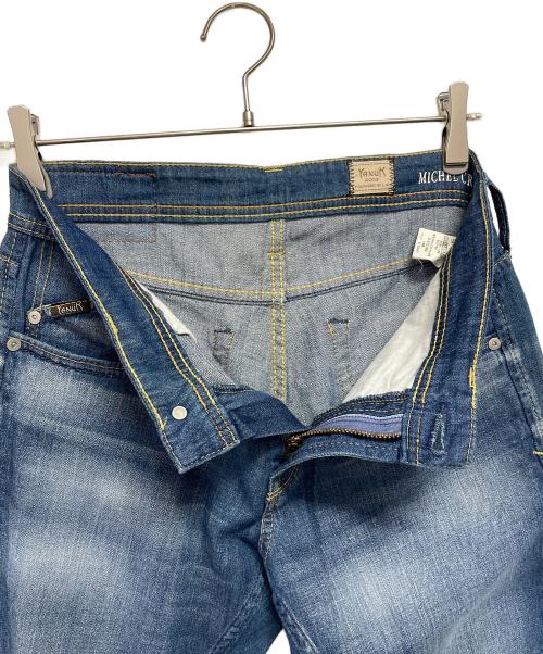 YANUK（ヤヌーク）YANUK (ヤヌーク) クロップド スリムストレート デニムパンツ MICHEL(ミシェル) サイズ:28の古着・服飾アイテム