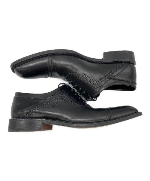 LOUIS VUITTON（ルイ ヴィトン）LOUIS VUITTON (ルイ ヴィトン) スクエアトゥーシューズ ブラック サイズ:6の古着・服飾アイテム