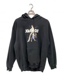 X-LARGE×DEATH NOTE（エクストララージ×デスノート）の古着「デスノート プルオーバーパーカー」｜ブラック