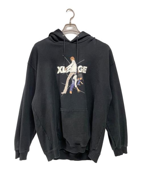 X-LARGE（エクストララージ）X-LARGE (エクストララージ) DEATH NOTE (デスノート) デスノート プルオーバーパーカー ブラック サイズ:Lの古着・服飾アイテム