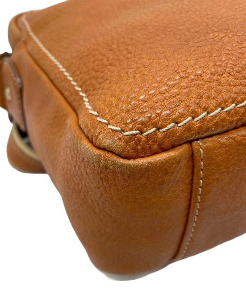 土屋鞄（ツチヤカバン）土屋鞄 (ツチヤカバン) トーンオイルヌメ ジップトップショルダー ブラウンの古着・服飾アイテム