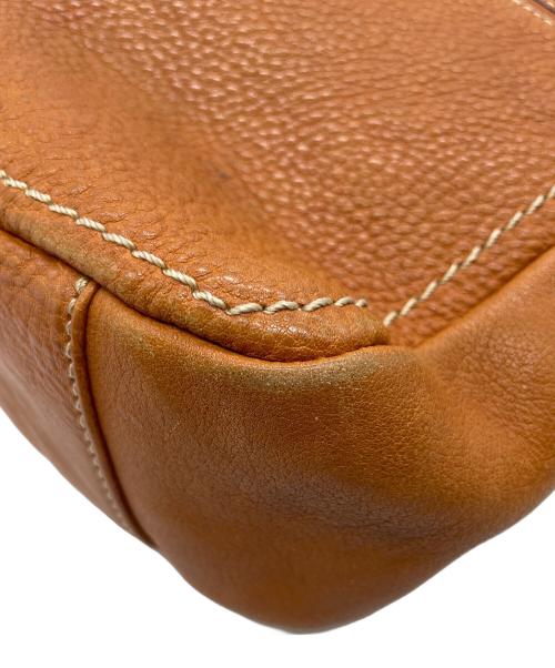 土屋鞄（ツチヤカバン）土屋鞄 (ツチヤカバン) トーンオイルヌメ ジップトップショルダー ブラウンの古着・服飾アイテム