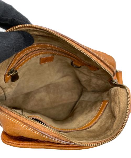 土屋鞄（ツチヤカバン）土屋鞄 (ツチヤカバン) トーンオイルヌメ ジップトップショルダー ブラウンの古着・服飾アイテム