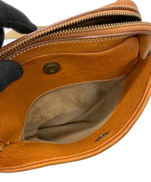 土屋鞄（ツチヤカバン）土屋鞄 (ツチヤカバン) トーンオイルヌメ ジップトップショルダー ブラウンの古着・服飾アイテム