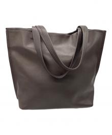 土屋鞄（ツチヤカバン）の古着「コンフィトート　レザートートバッグ」｜ダークブラウン