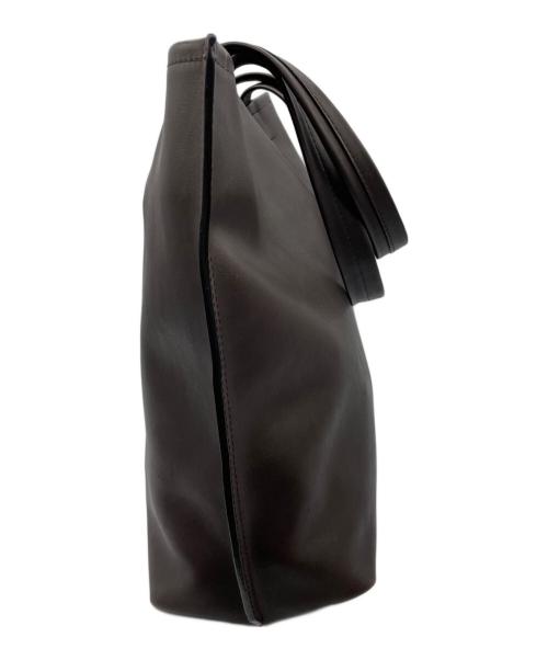 土屋鞄（ツチヤカバン）土屋鞄 (ツチヤカバン) コンフィトート　レザートートバッグ ダークブラウンの古着・服飾アイテム