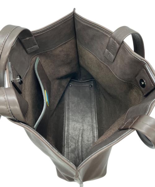 土屋鞄（ツチヤカバン）土屋鞄 (ツチヤカバン) コンフィトート　レザートートバッグ ダークブラウンの古着・服飾アイテム