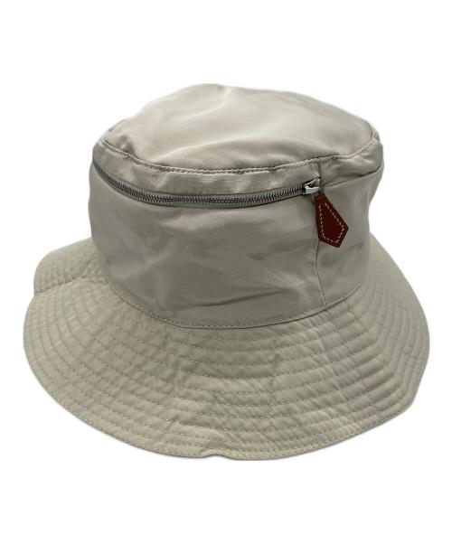 HERMES（エルメス）HERMES (エルメス) バケットハット グレー サイズ:56の古着・服飾アイテム