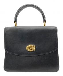 COACH（コーチ）の古着「PARKER TOP HANDLE/パーカートップハンドル」｜ブラック