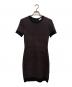 MICHAEL KORS（マイケルコース）の古着「半袖ニットワンピース」｜ブラウン×ブラック