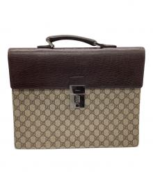 GUCCI（グッチ）の古着「GG ビジネスバッグ」｜ブラウン