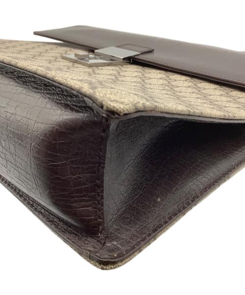 GUCCI（グッチ）GUCCI (グッチ) GG ビジネスバッグ ブラウンの古着・服飾アイテム