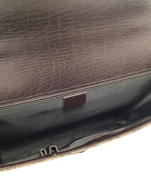 GUCCI（グッチ）GUCCI (グッチ) GG ビジネスバッグ ブラウンの古着・服飾アイテム