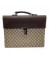 GUCCI（グッチ）の古着「GG ビジネスバッグ」｜ブラウン