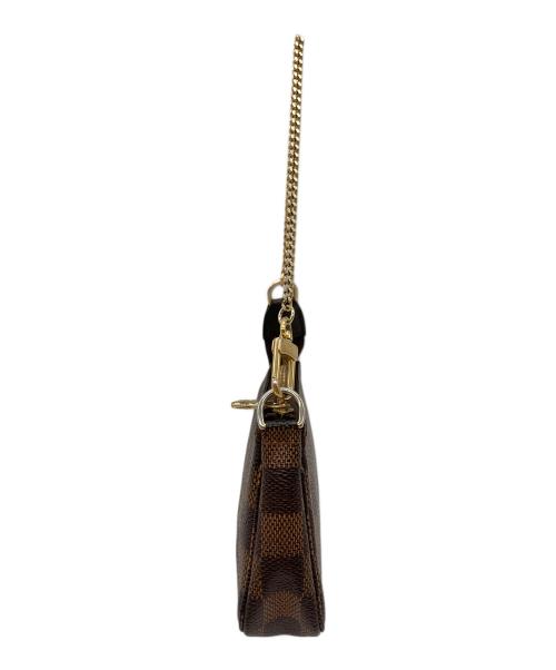 LOUIS VUITTON（ルイ ヴィトン）LOUIS VUITTON (ルイ ヴィトン) ダミエ ミニ・ポシェット・アクセソワール ブラウンの古着・服飾アイテム