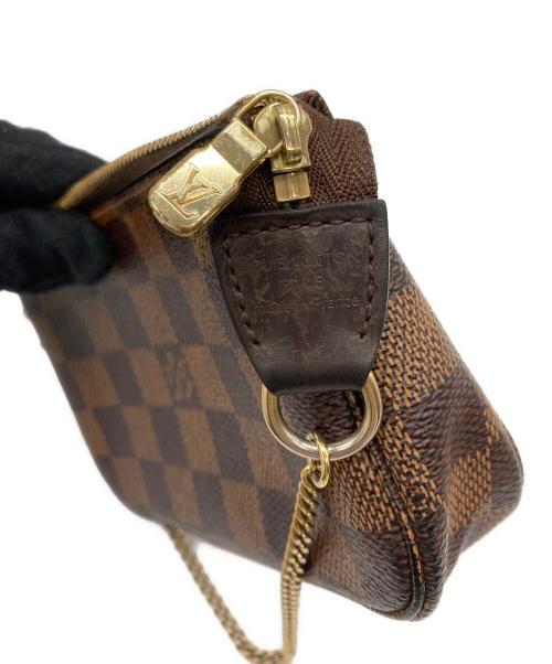 LOUIS VUITTON（ルイ ヴィトン）LOUIS VUITTON (ルイ ヴィトン) ダミエ ミニ・ポシェット・アクセソワール ブラウンの古着・服飾アイテム